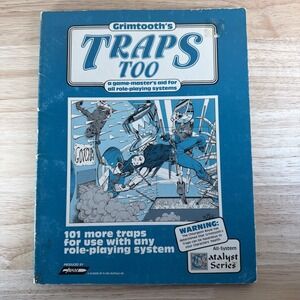 Grimtooths Traps Too RPG Book - Softcover Illustrated 1982 Game masters Aid